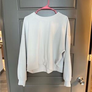 Cream lululemon sweatshirt
